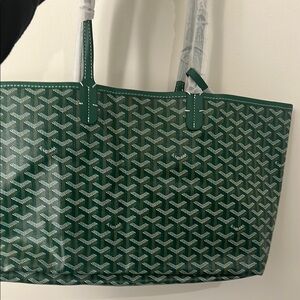 Goyard Green Tote Bag